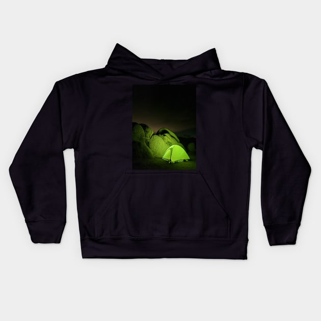 Nightime in the Desert Kids Hoodie by tomprice